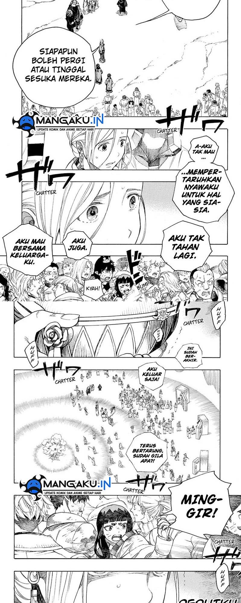 Ao no Exorcist Chapter 141.2 - halaman 8