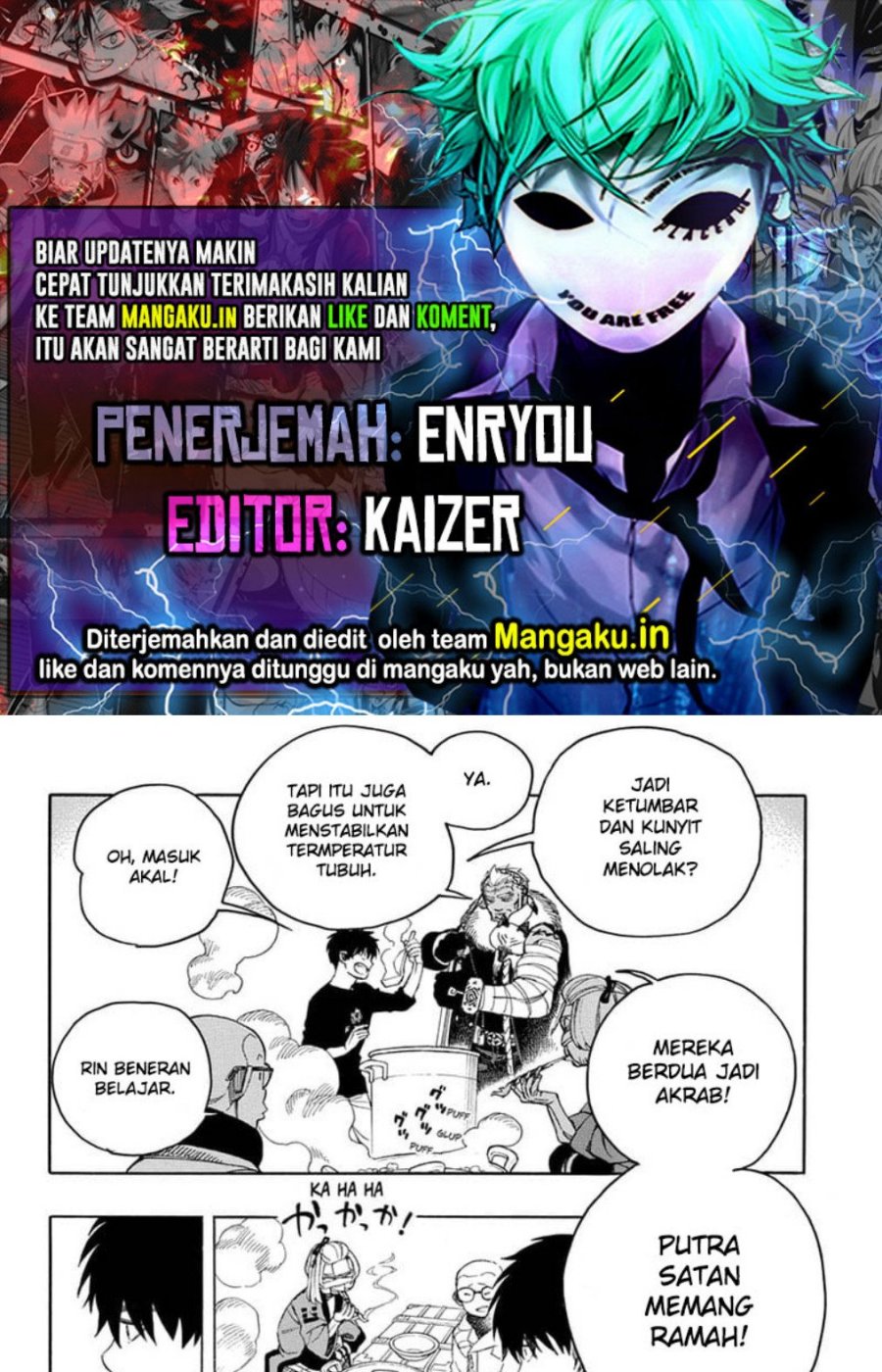 Ao no Exorcist Chapter 143.2 - halaman 1
