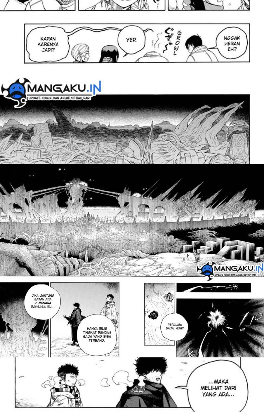 Ao no Exorcist Chapter 143.2 - halaman 3