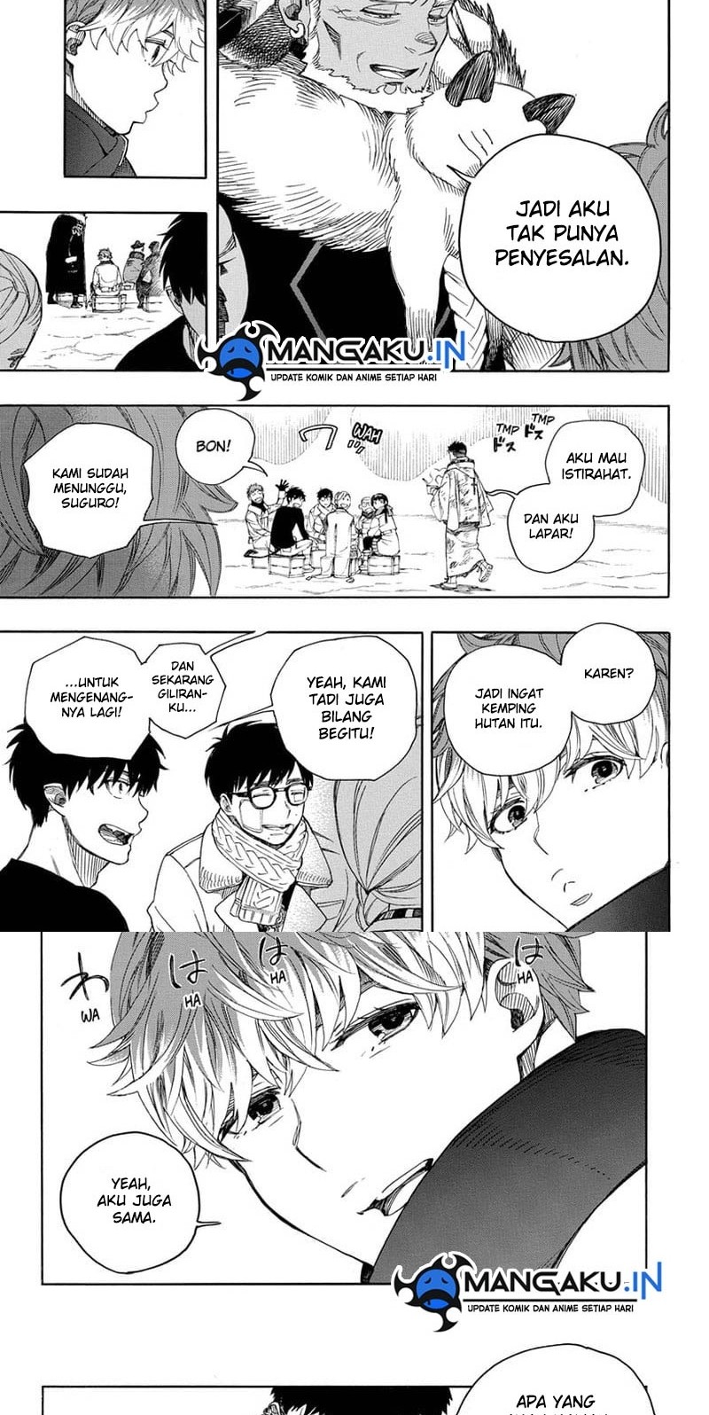 Ao no Exorcist Chapter 144.1 - halaman 4