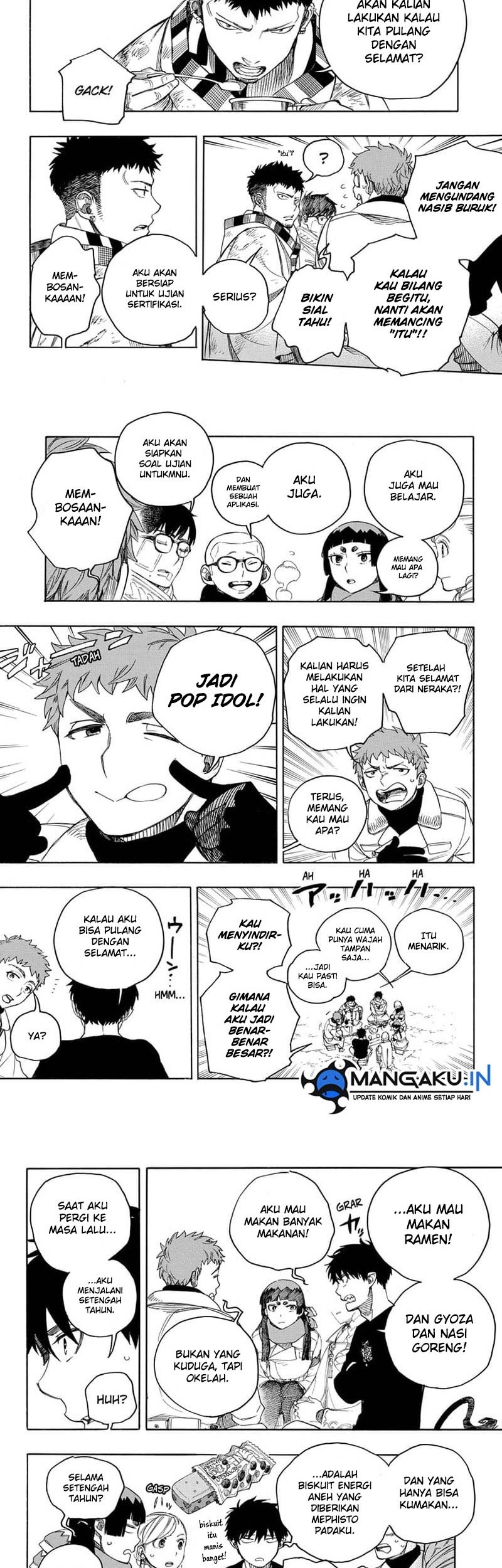 Ao no Exorcist Chapter 144.1 - halaman 5