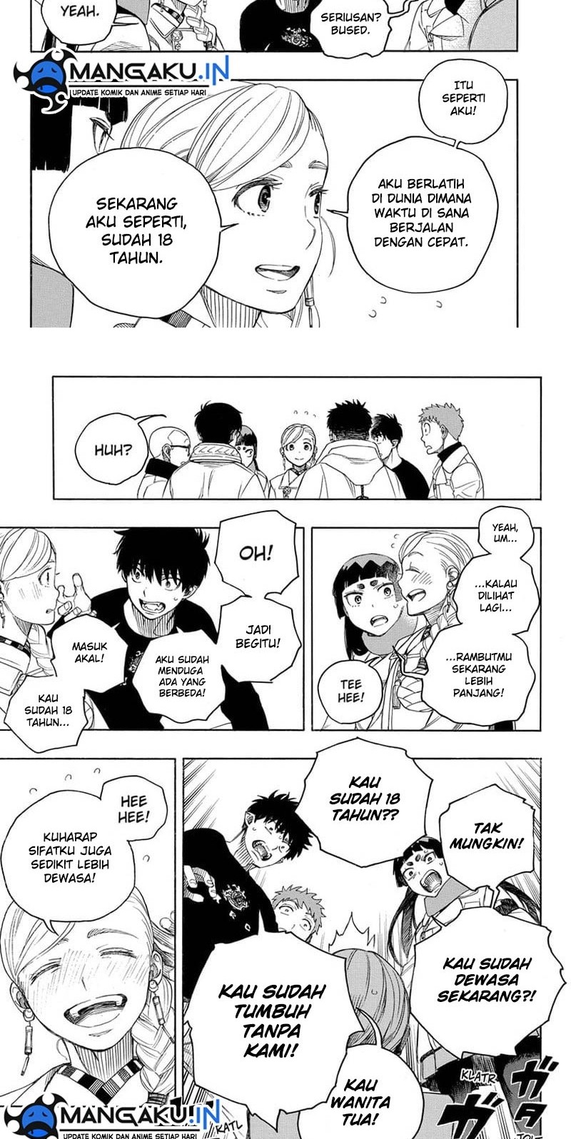 Ao no Exorcist Chapter 144.1 - halaman 6