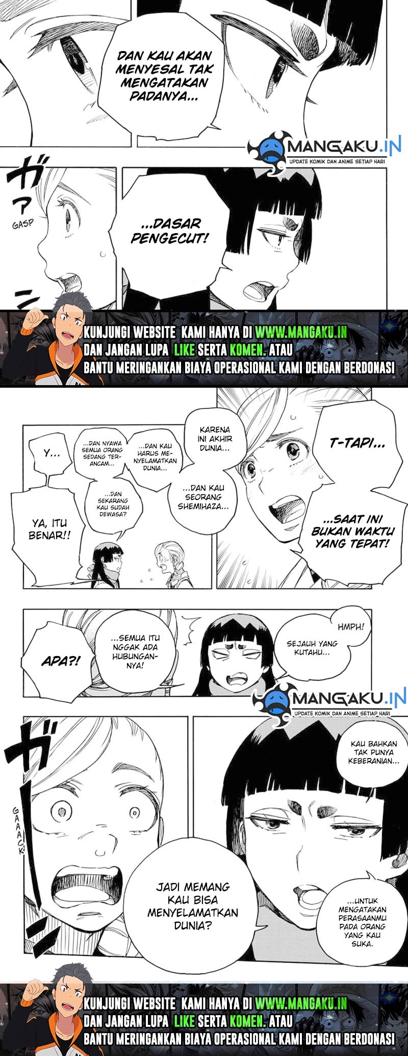 Ao no Exorcist Chapter 144.1 - halaman 9