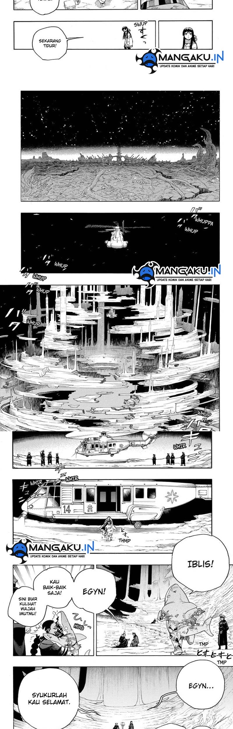 Ao no Exorcist Chapter 144.2 - halaman 3