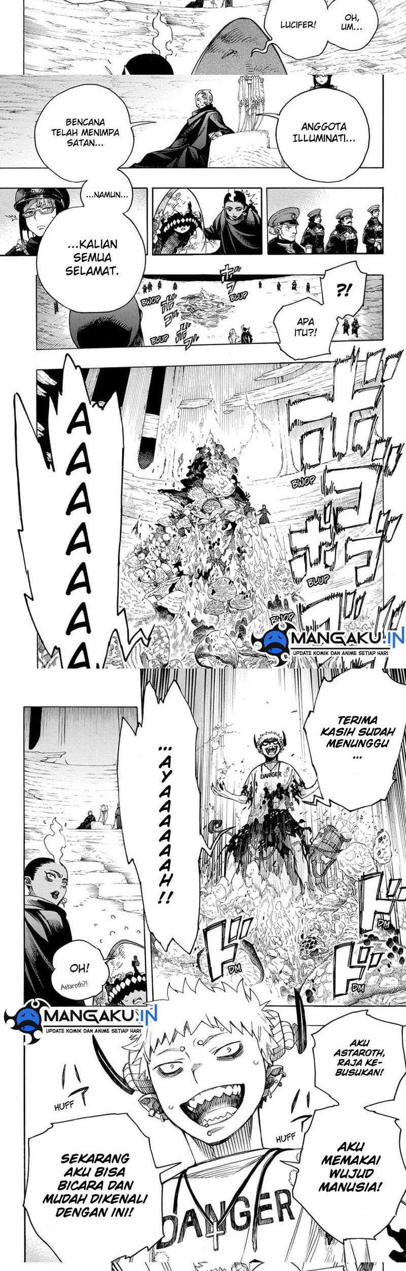 Ao no Exorcist Chapter 144.2 - halaman 4