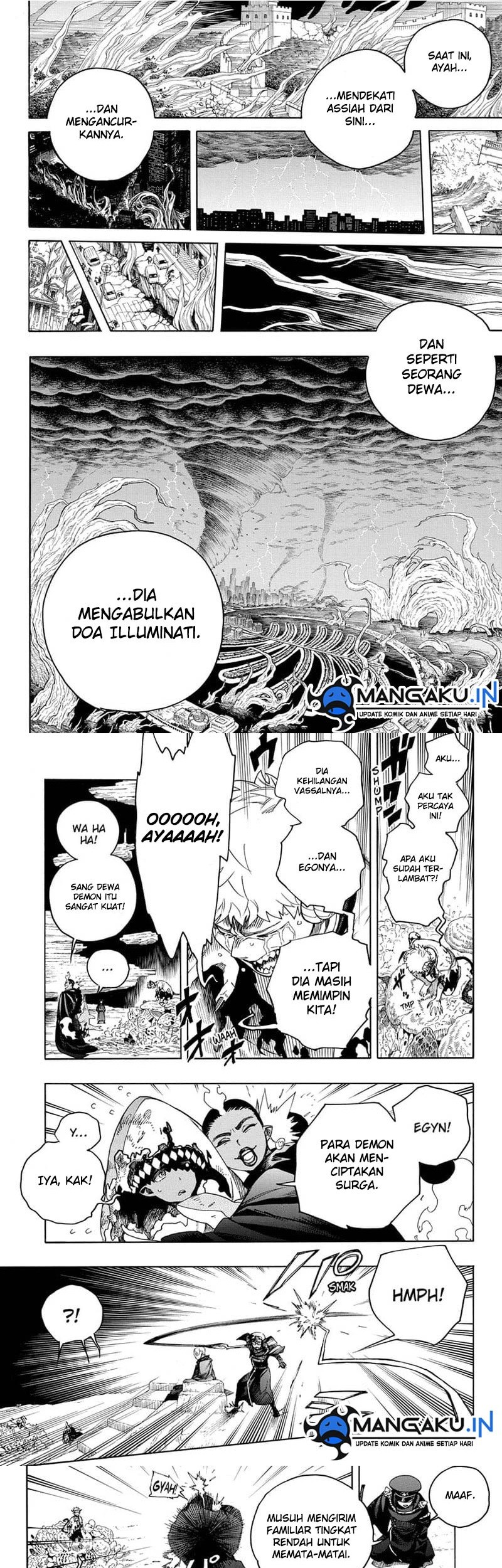 Ao no Exorcist Chapter 144.2 - halaman 7