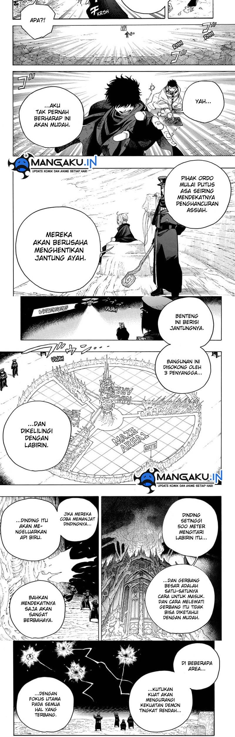 Ao no Exorcist Chapter 144.2 - halaman 8