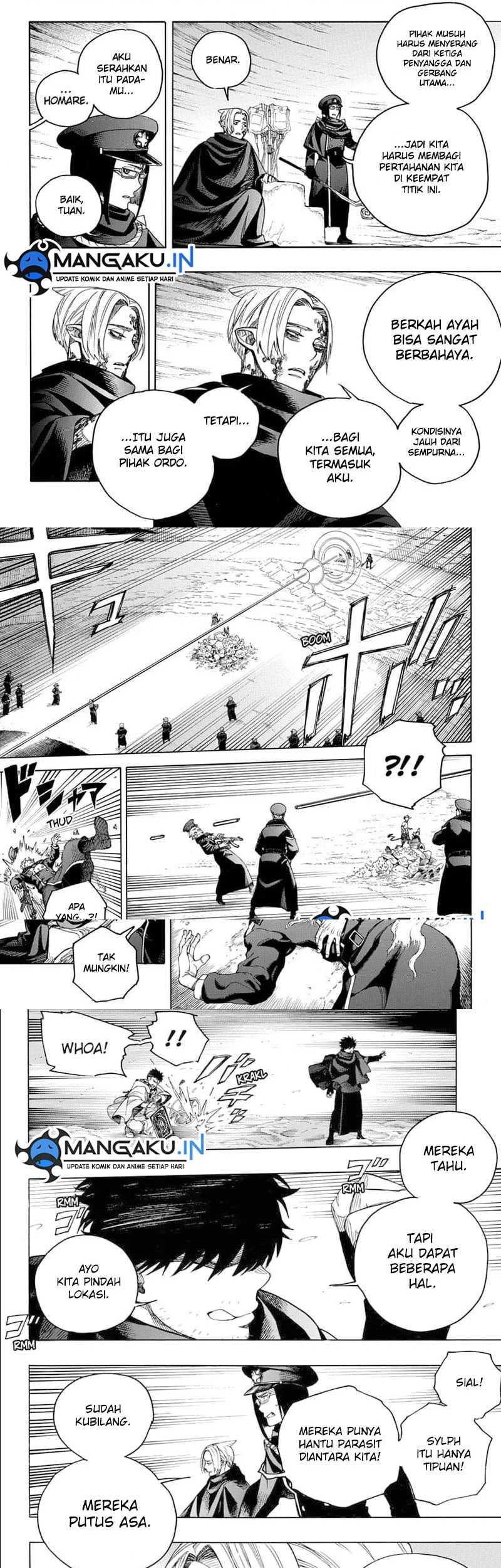 Ao no Exorcist Chapter 144.2 - halaman 9