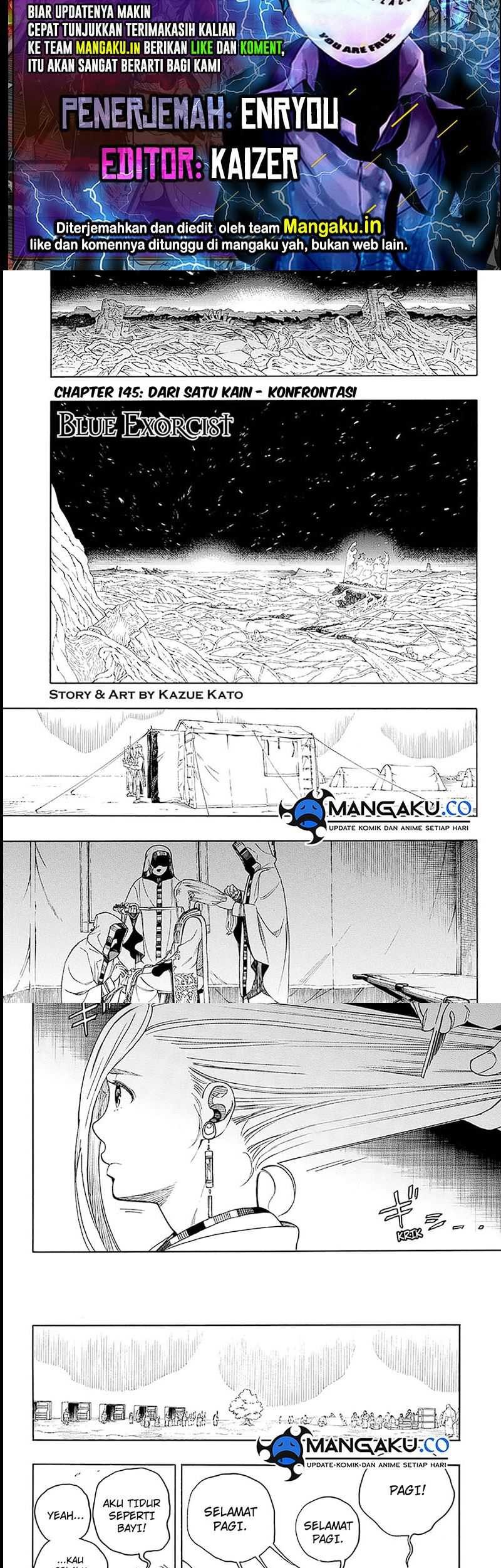 Ao no Exorcist Chapter 145 - halaman 1