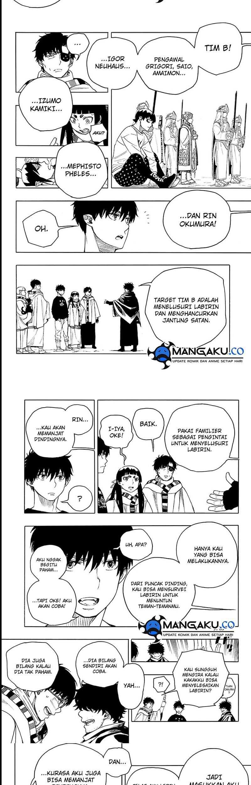 Ao no Exorcist Chapter 145 - halaman 9