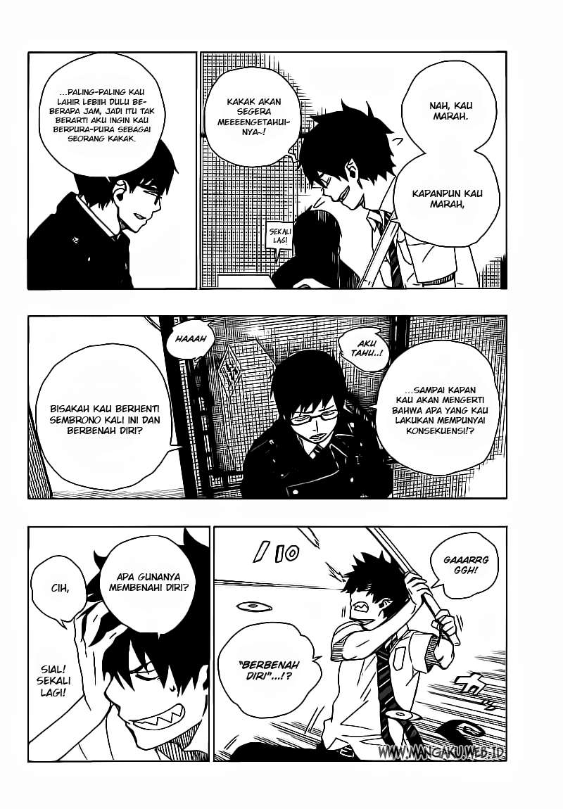 Ao no Exorcist Chapter 15 - halaman 16