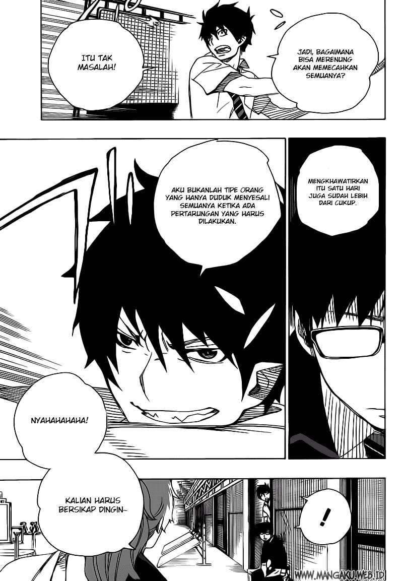 Ao no Exorcist Chapter 15 - halaman 17