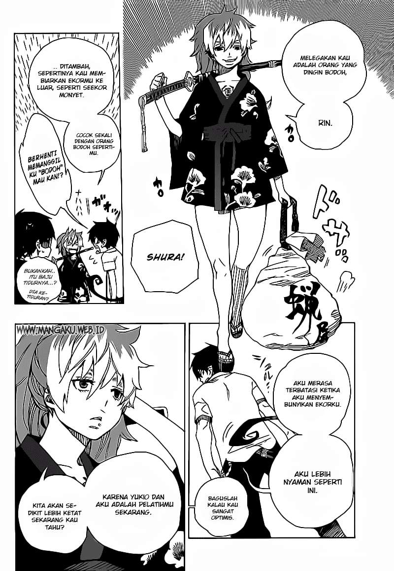 Ao no Exorcist Chapter 15 - halaman 18