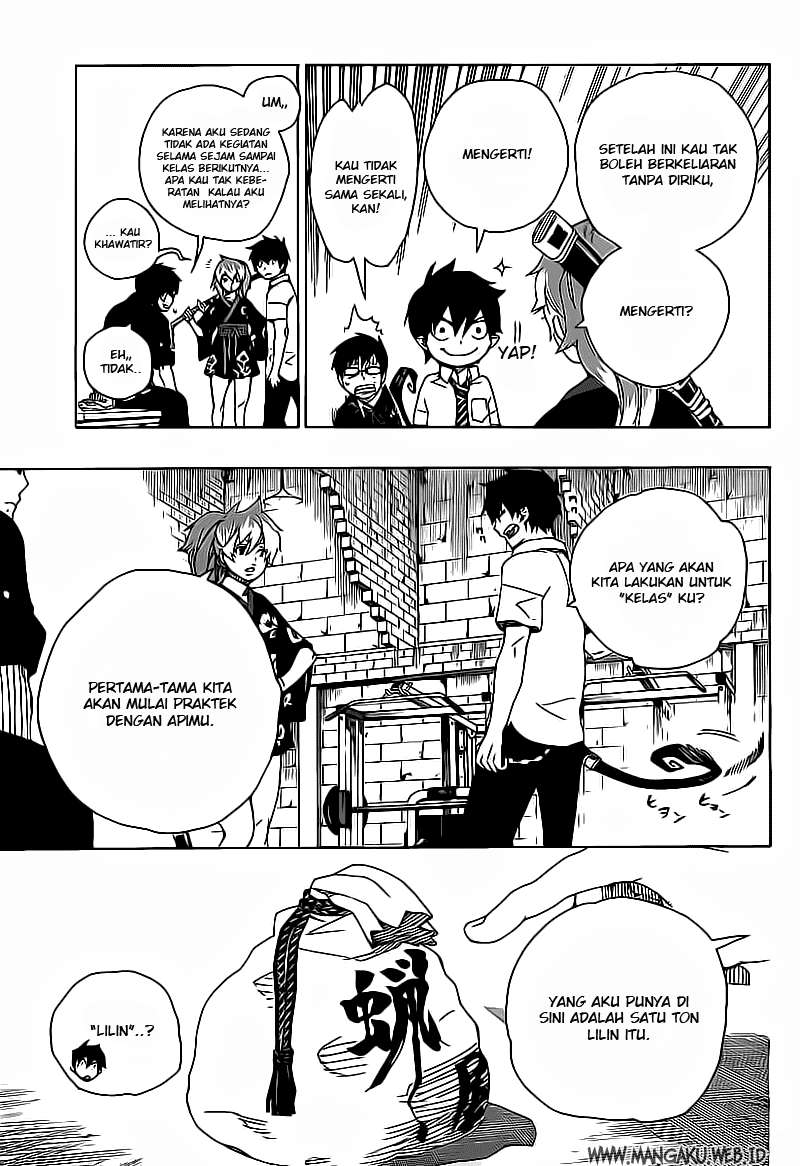 Ao no Exorcist Chapter 15 - halaman 19