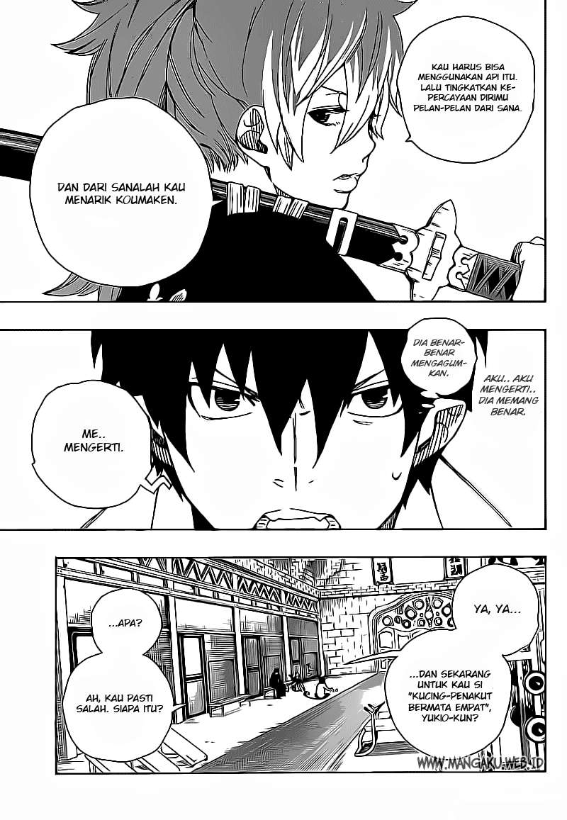 Ao no Exorcist Chapter 15 - halaman 23