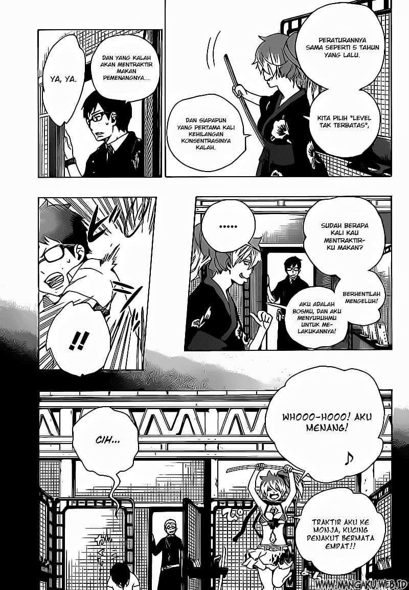 Ao no Exorcist Chapter 15 - halaman 25