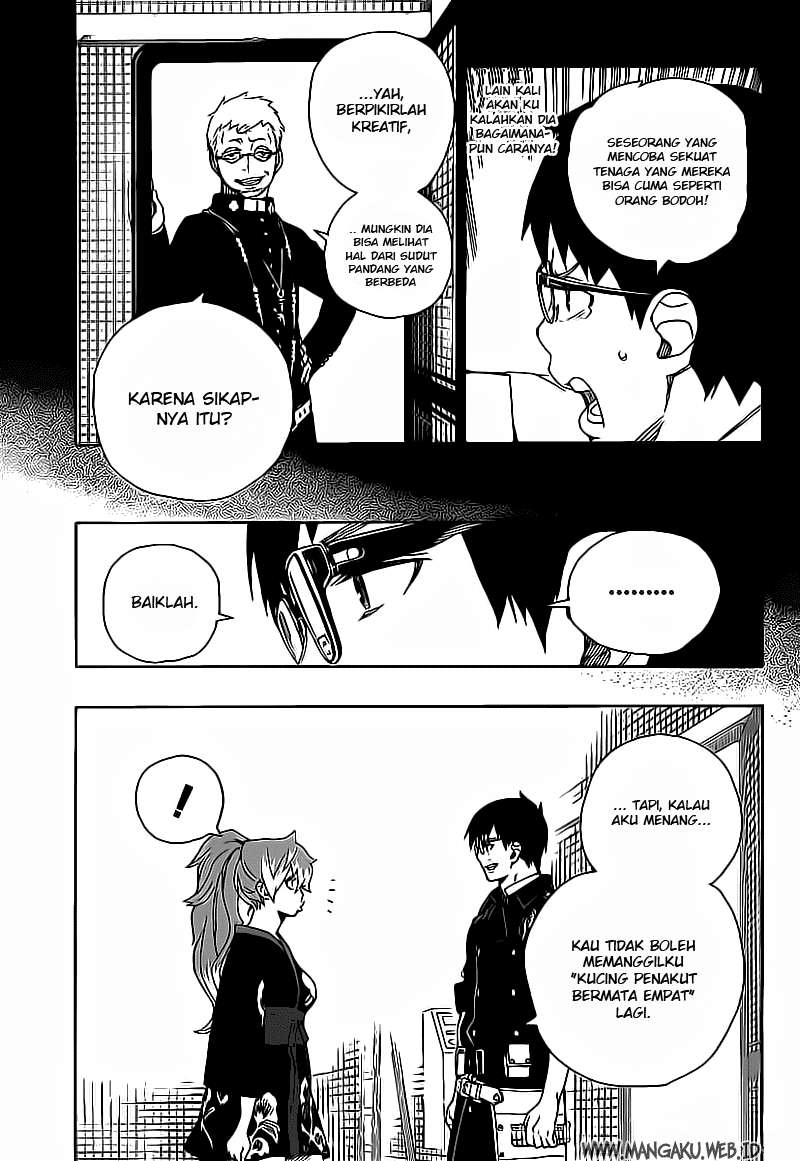 Ao no Exorcist Chapter 15 - halaman 27