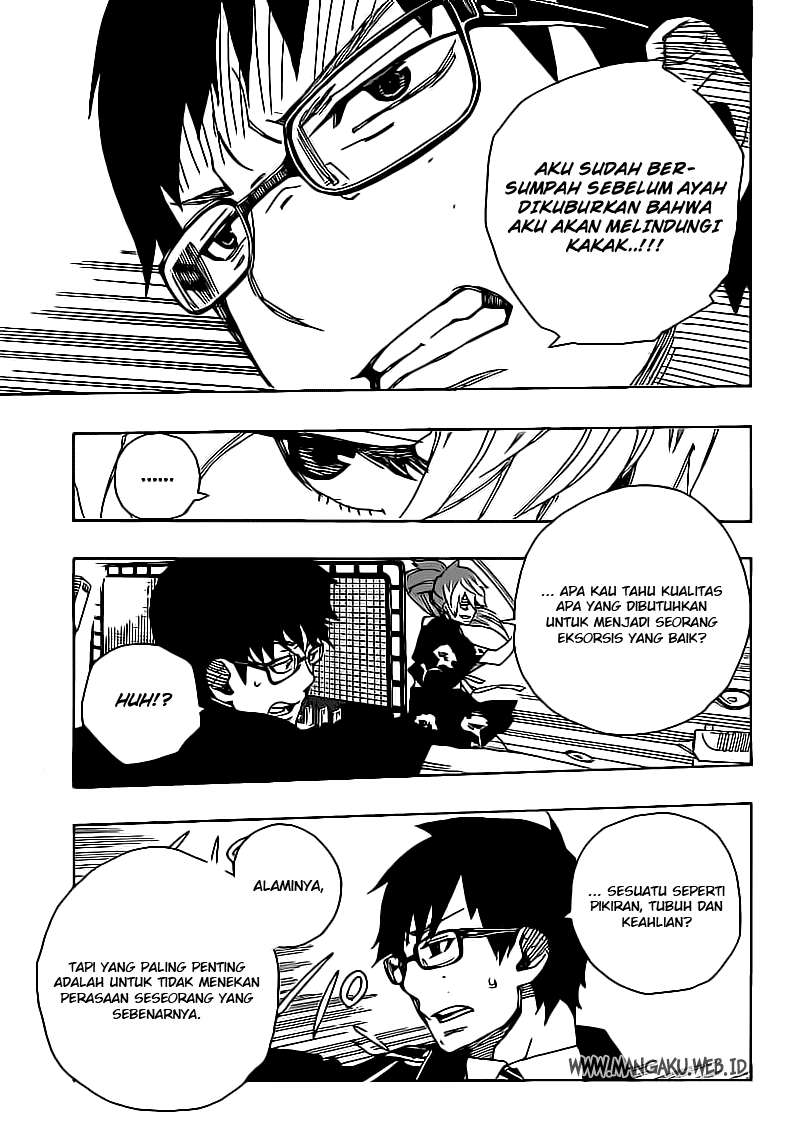 Ao no Exorcist Chapter 15 - halaman 33