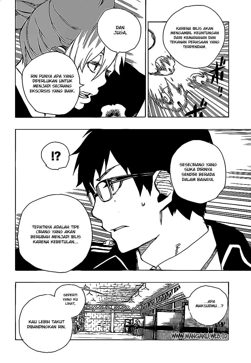 Ao no Exorcist Chapter 15 - halaman 34