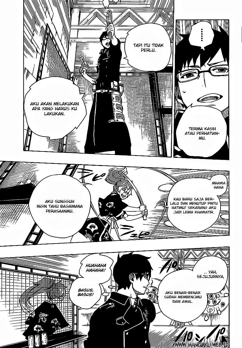 Ao no Exorcist Chapter 15 - halaman 35