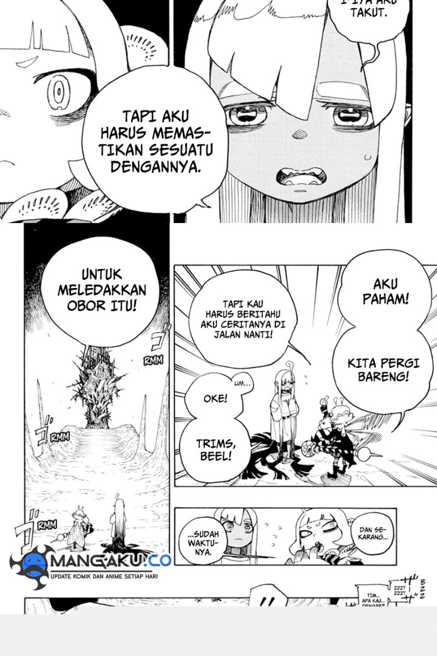 Ao no Exorcist Chapter 156.2 - halaman 8
