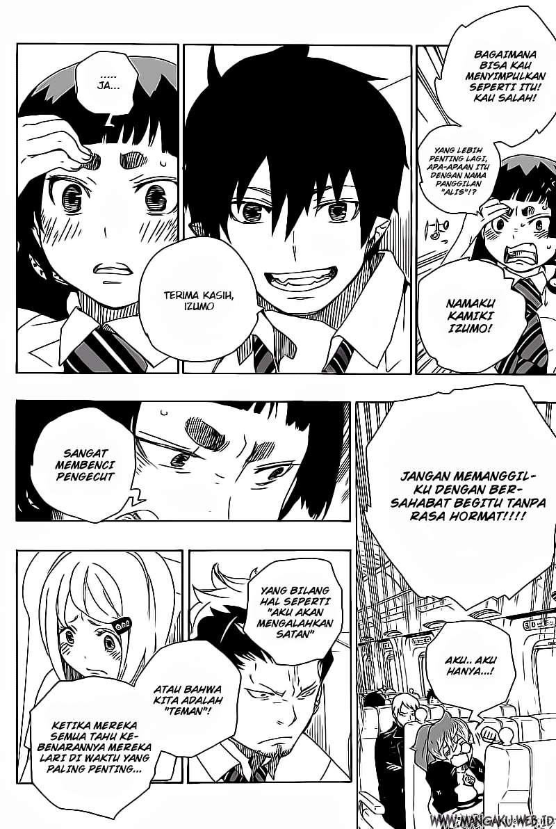 Ao no Exorcist Chapter 17 - halaman 22