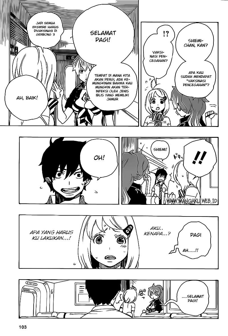 Ao no Exorcist Chapter 17 - halaman 9
