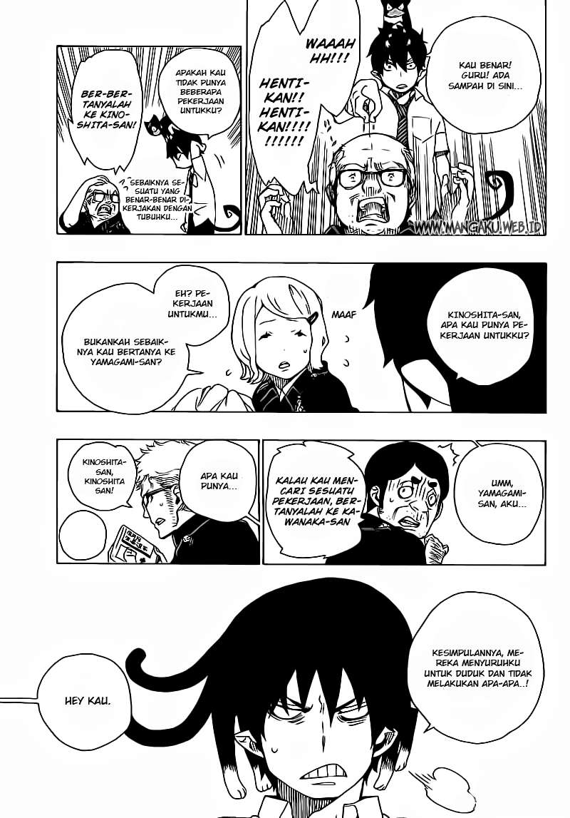 Ao no Exorcist Chapter 18 - halaman 15
