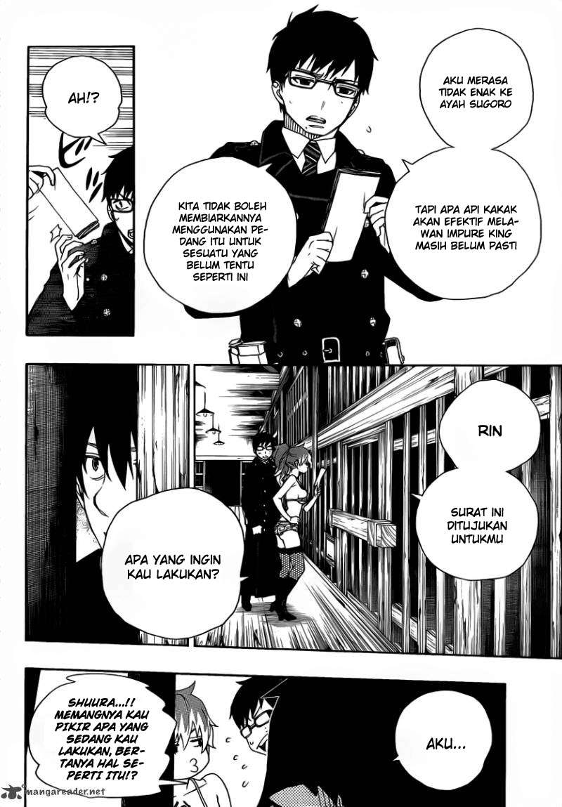 Ao no Exorcist Chapter 25 - halaman 31