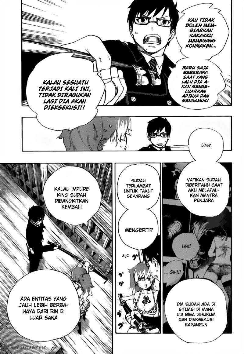 Ao no Exorcist Chapter 25 - halaman 34