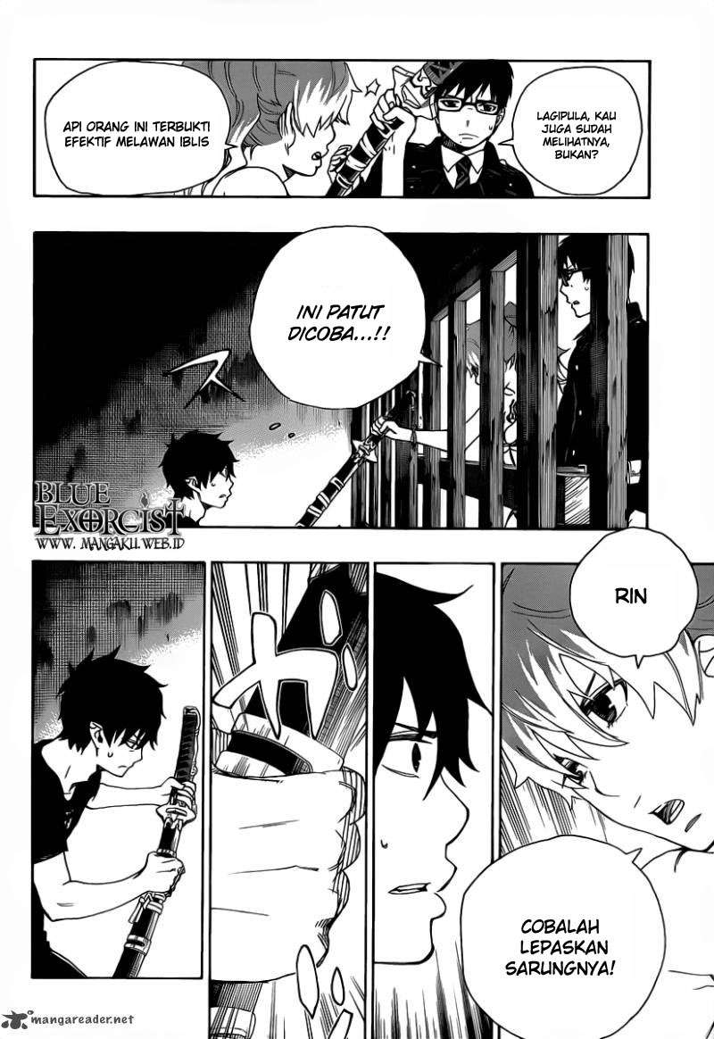 Ao no Exorcist Chapter 25 - halaman 35