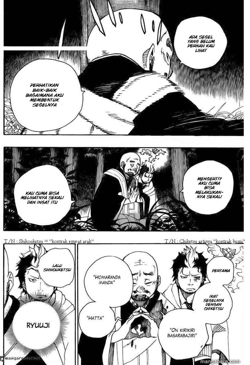 Ao no Exorcist Chapter 27 - halaman 24