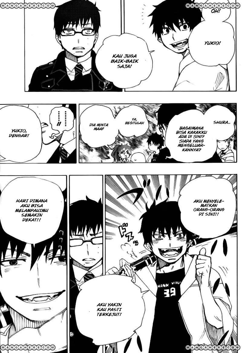 Ao no Exorcist Chapter 33 - halaman 20