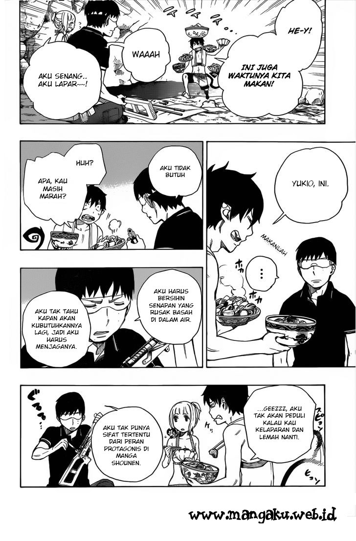 Ao no Exorcist Chapter 36 - halaman 22