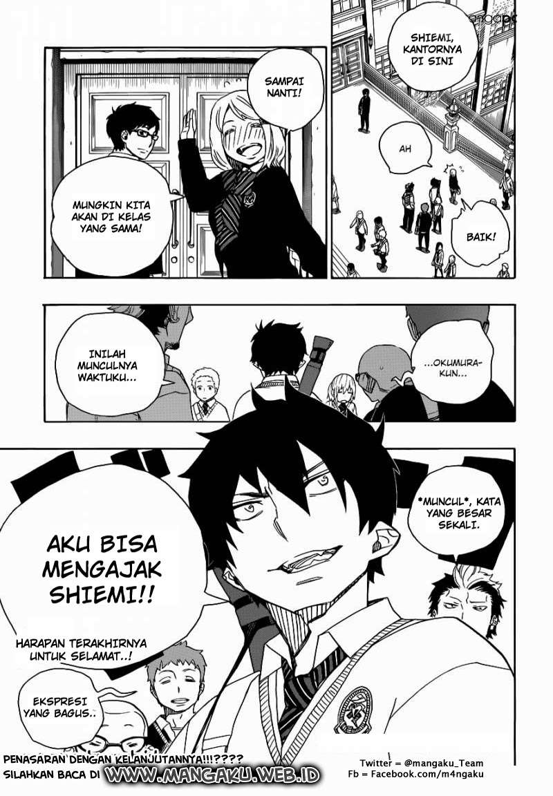 Ao no Exorcist Chapter 45 - halaman 26