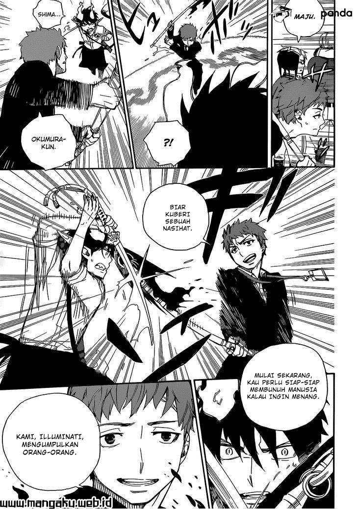 Ao no Exorcist Chapter 49.2 - halaman 9