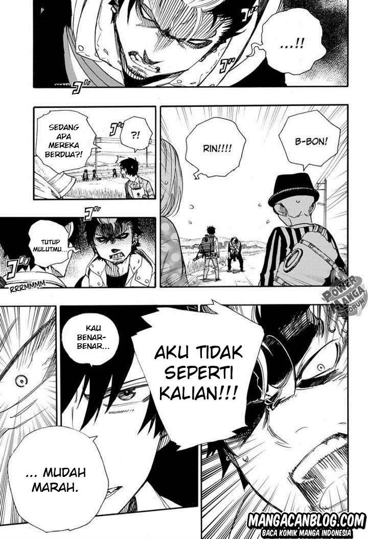 Ao no Exorcist Chapter 50 - halaman 21
