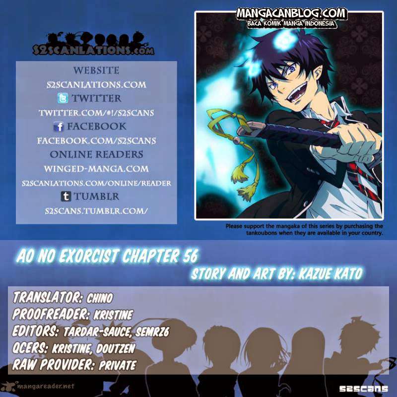 Ao no Exorcist Chapter 56 - halaman 1