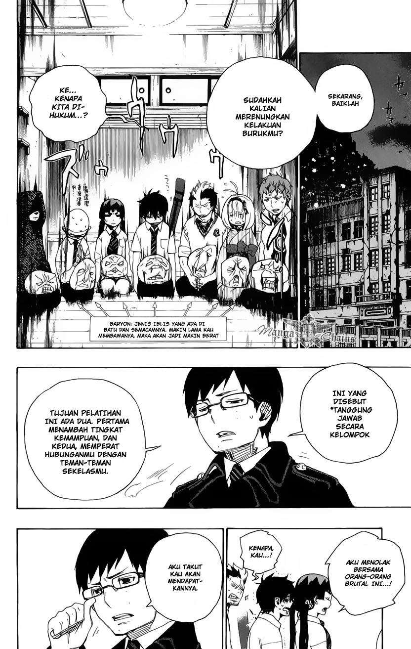 Ao no Exorcist Chapter 6 - halaman 27
