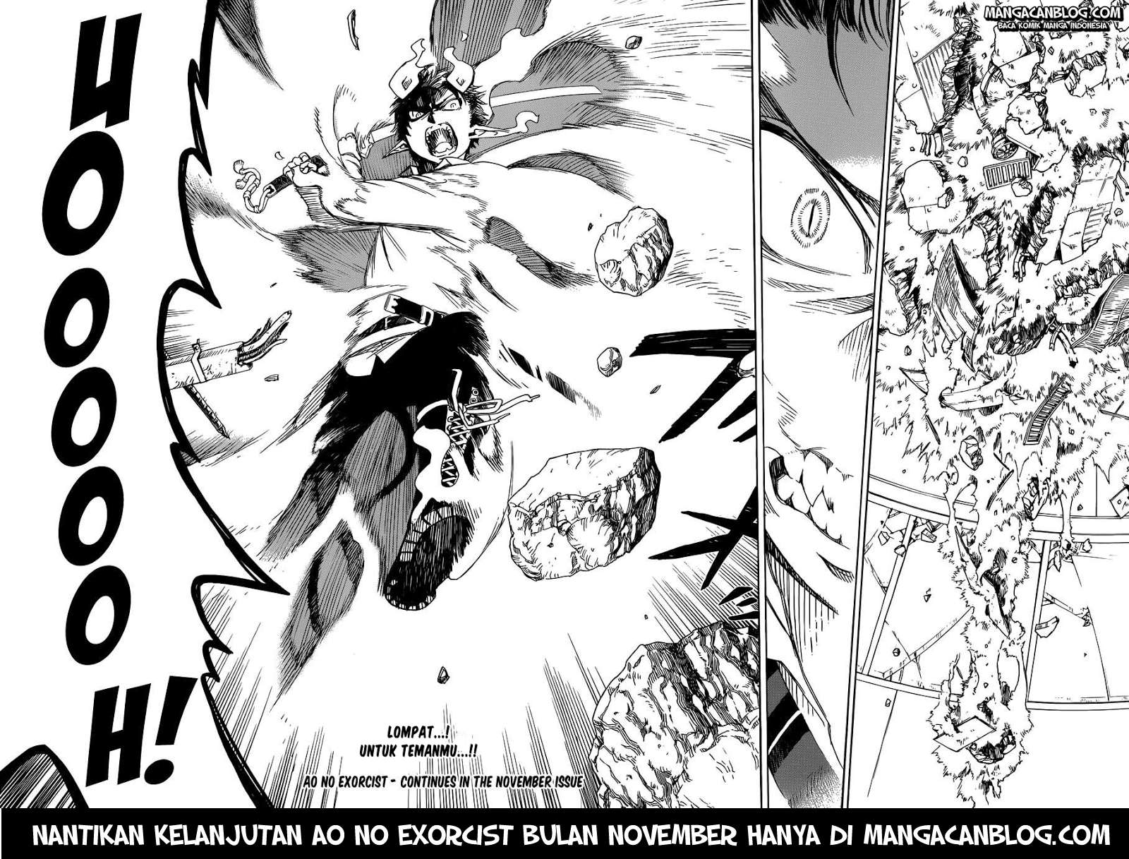Ao no Exorcist Chapter 60 - halaman 35