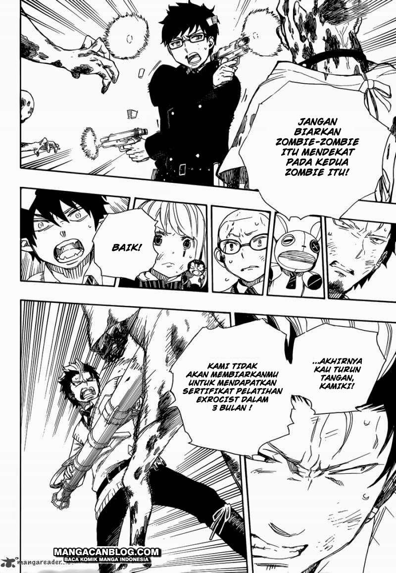 Ao no Exorcist Chapter 61 - halaman 22