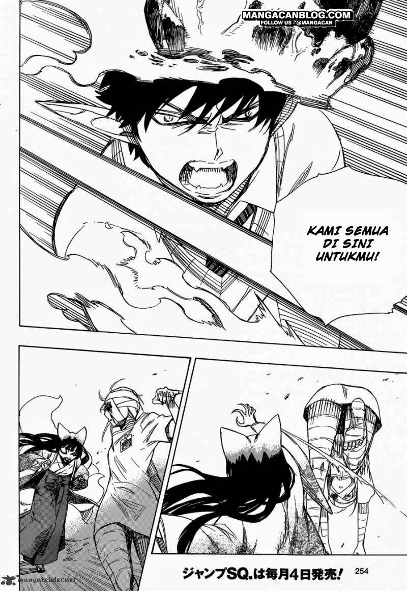 Ao no Exorcist Chapter 61 - halaman 23
