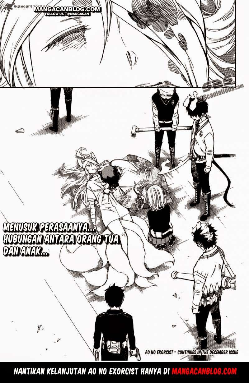 Ao no Exorcist Chapter 61 - halaman 34