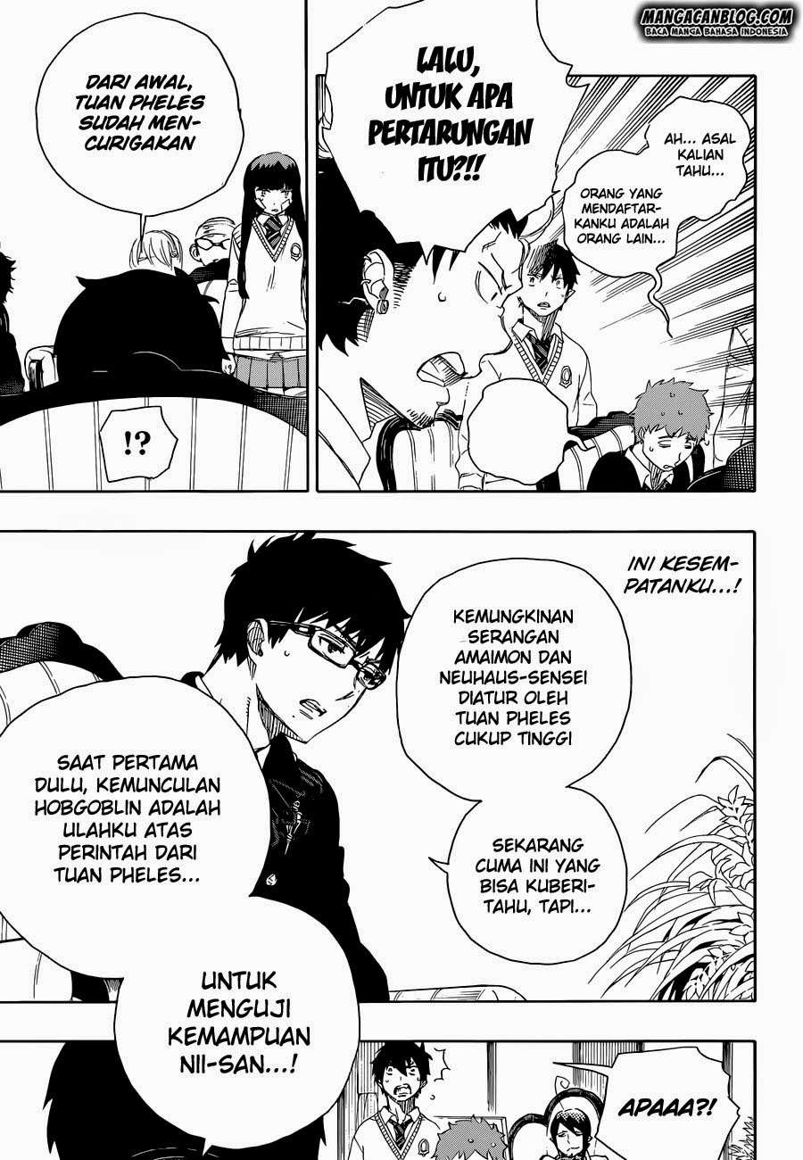 Ao no Exorcist Chapter 66 - halaman 18