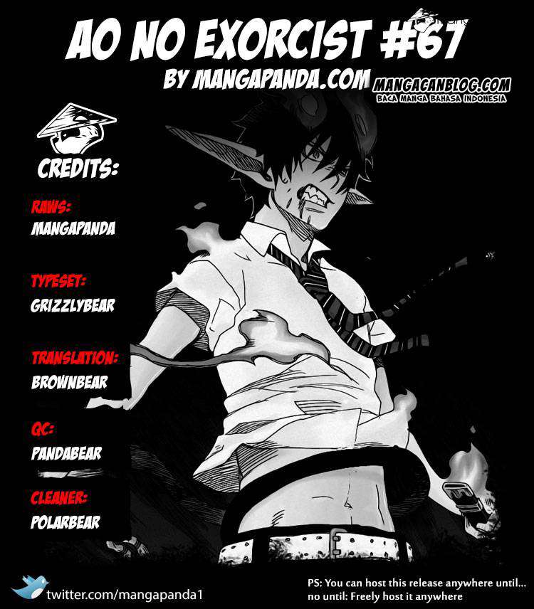 Ao no Exorcist Chapter 67 - halaman 36