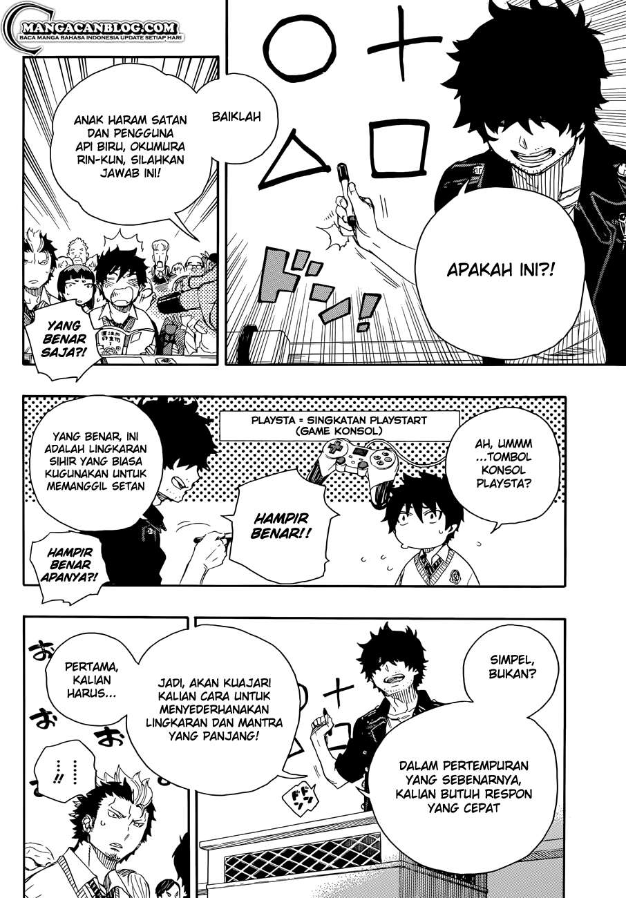 Ao no Exorcist Chapter 70 - halaman 19