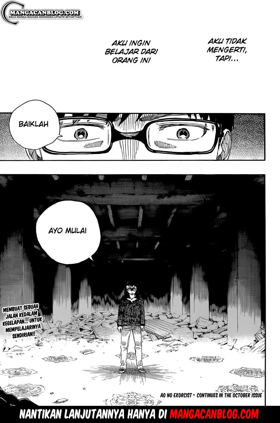 Ao no Exorcist Chapter 70 - halaman 34