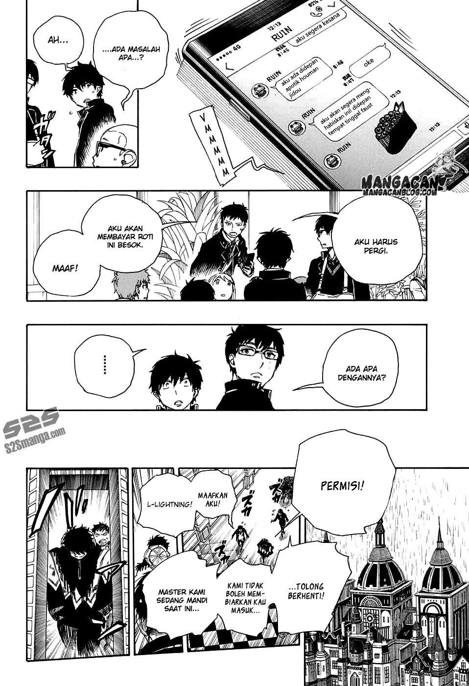Ao no Exorcist Chapter 84 - halaman 10
