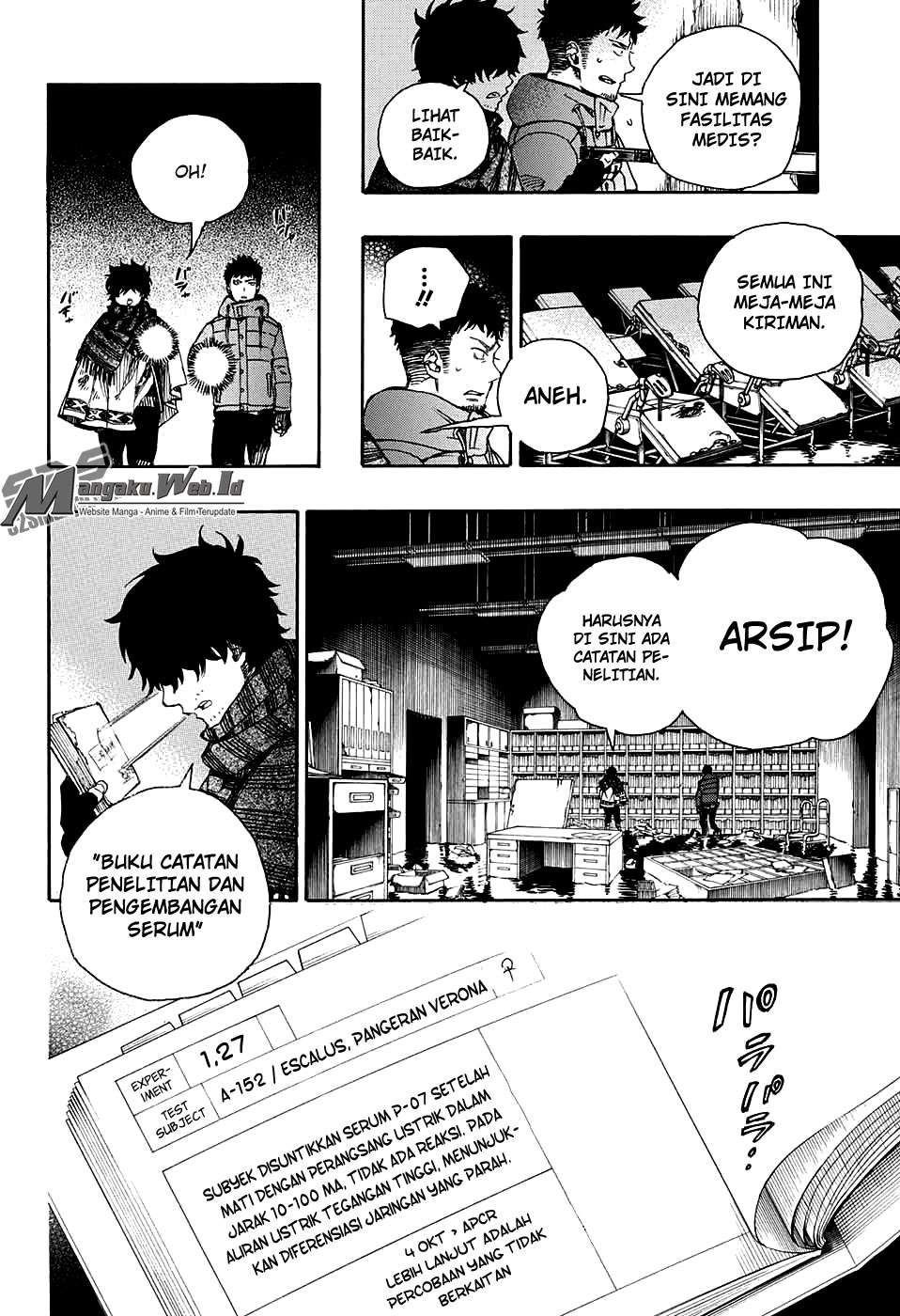 Ao no Exorcist Chapter 85 - halaman 11