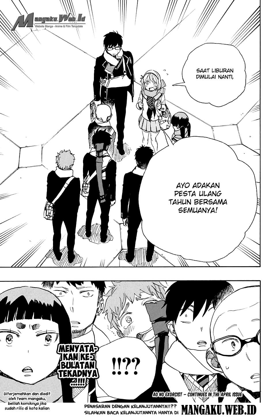 Ao no Exorcist Chapter 87 - halaman 35